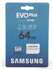 SAMSUNG 64GB EVO MicroSD+ Adater, MB−MC64KA/EU