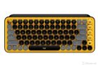 LOGITECH POP KEYS Brown Tactile switch w/Emoji, Logi Bolt w/Bluetooth Multi-device Blast Yellow 920-010735