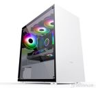 MS FIGHTER S301 gaming white, Micro ATX 3.5"x2, 2.5"x4, USB 2.0 x2, USB 3.0 x1