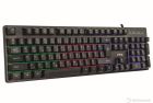 MS ELITE C100 gaming keyboard, Rainbow LED, USB 1,4m, black, US