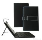 [OUTLET]Leather Keyboard for 9" Tablet PC Micro USB LDK Black