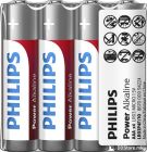 Batteries Philips Power Alkaline AAA 4 pack shrink