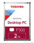 Toshiba P300 5400rpm, HDD 2TB 128MB Cache SATA-3, 6.0Gb/s, HDWD220UZSVA