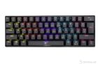 Keyboard White Shark Gaming Shinobi 60% Mechanical RGB Black Brown Switch