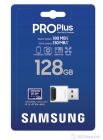 Secure Digital Micro Samsung 128GB SDXC PRO Plus w/card reader cl10 180R/130W UHS-I U3 V30 A2