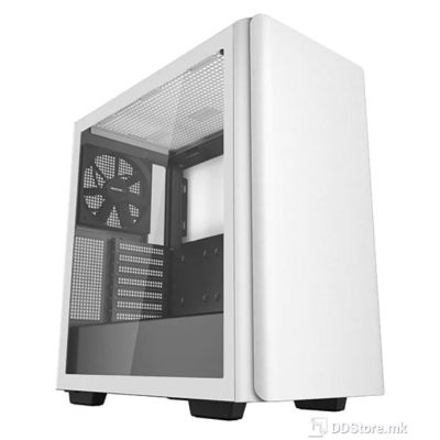ATX / E-ATX Midi Tower Case Deepcool CK500 White w/2x USB 3.0, 1x USB 3.1 Type-C, 2x 140mm Fans