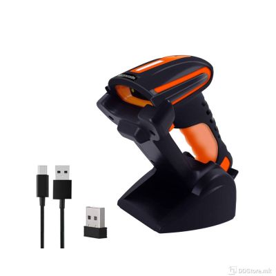 Symcode MJ-1911 2D Industrial Wireless Charging Barcode Scanner