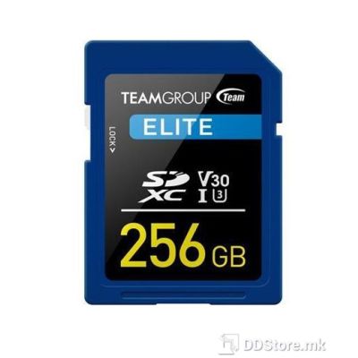 MEMORY CARD TEAM GROUP ELITE SDXC UHS-I U3 V30 256GB 100mb/s TESDXC256GIV3001