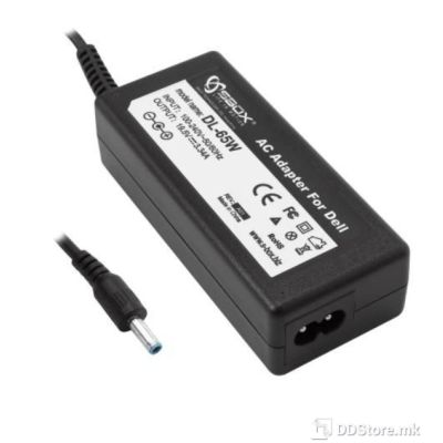 Notebook Power Adapter SBOX for Dell 65W 19.5V/3.34A 4.5/3.0mm - Compatible
