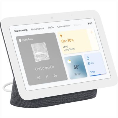 SPEAKERS GOOGLE NEST HUB (2nd Gen) SMART SPEAKER, w/ TOUCH SCREEN 7", CHARCOAL (anthracite gray) GA01892