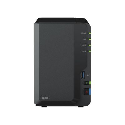 NET NAS SERVER SYNOLOGY DS223 2x HDD/SSD BAY, Quadcore RTD1619B 1.7GHz, 2GB DDR4