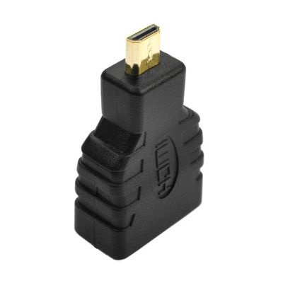 Power Box 1080P Micro HDMI male to HDMI female adpater, black