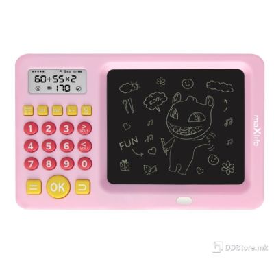 Maxlife LCD Writing Tablet MXWB-01 w/Calculator Pink