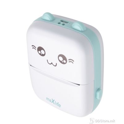 Thermal Printer Maxlife MXTP-100 Bluetooth Blue