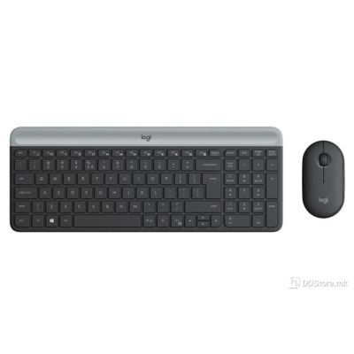 [C]Logitech MK470 Slim Wireless Keyboard + Mouse Combo Graphite 920-009204