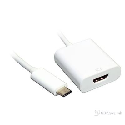 Adapter USB 3.1 Type-C (M) - HDMI (F) White
