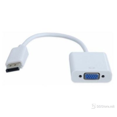 Adapter DisplayPort (M) - VGA D-sub (F) White