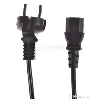 E-Green Cable Power Cord for PC 2m, 3x0.75mm