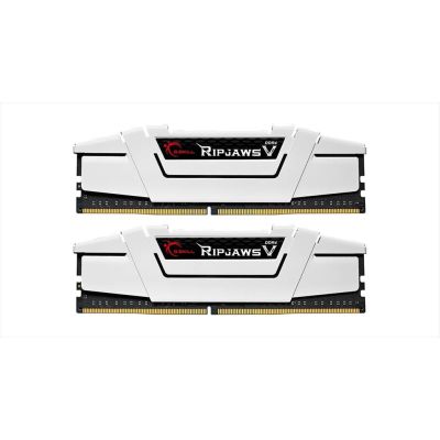 RAM DDR4 32GB (2x16GB) 3600MHz G.SKILL RipjawsV White F4-3600C18D-32GVW
