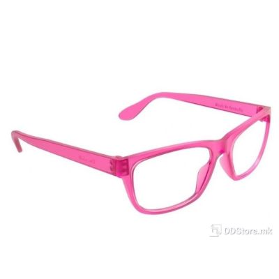 Two Circles Seductive Pink Color - Blue Light and UV Protective Glasses