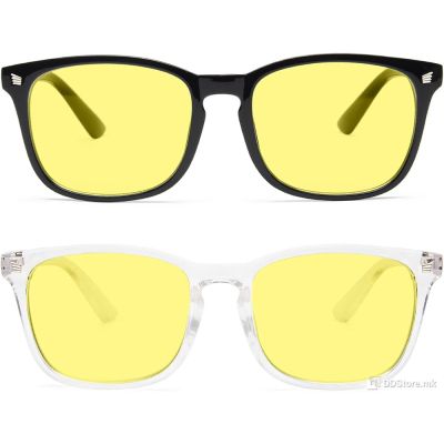 Two Circles Business Brown and Yellow Leopard Color - Blue Light and UV, C3