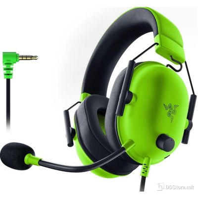 Razer BlackShark V2 X Green, Wired Gaming Headset
