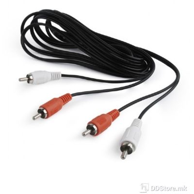 Cable Audio 2xRCA to 2xRCA M/M 1.8m Gembird
