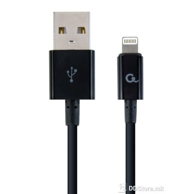 USB Cable for Apple devices Lightning Gembird 2m Black