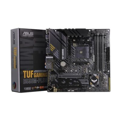 ASUS TUF GAMING B550M-PLUS, AMD B550 (Ryzen AM4) micro ATX gaming motherboard