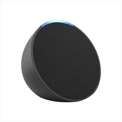 SPEAKERS SMART AMAZON ECHO POP, BLACK, B09WX9XBKD