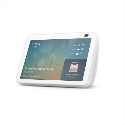 SMART DISPLAY AMAZON ECHO SHOW 8, 2nd Gen, MULTIMEDIA SPEAKER, WHITE, B084TNK1NH