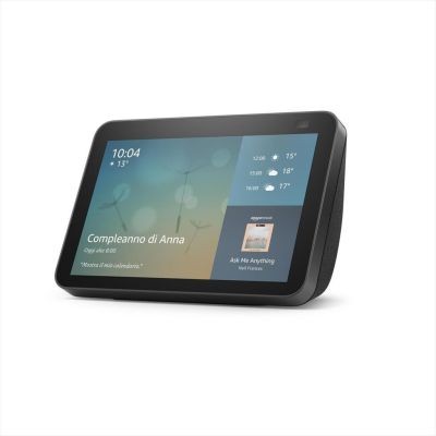 SMART DISPLAY AMAZON ECHO SHOW 8, 2nd Gen, MULTIMEDIA SPEAKER, CHARCOAL, B084TNNGPG