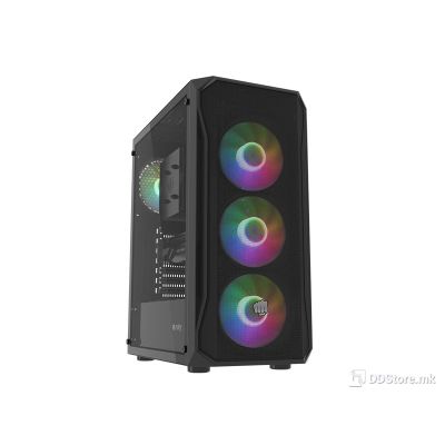 ATX Midi Tower Case Fury Shobo Gaming Black RGB w/o PSU