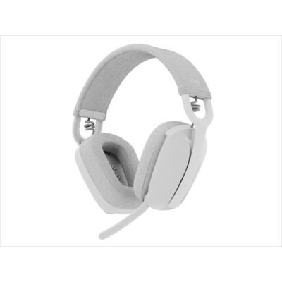 HEADPHONES WIRELESS LOGITECH Zone VIBE 100 Off-white, lightweight Bluetooth w/microphone 981-001219