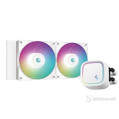 Cooler Liquid Deepcool LE520 ARGB Sockets All Intel/AMD White
