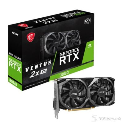 MSI nVidia GeForce RTX 3050 8GB 128bit RTX 3050 VENTUS 2X XS 8G OC