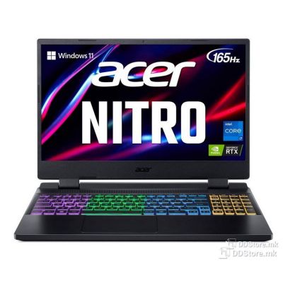 ACER Nitro 5 (AN515-58-76UR), 15.6" FHD 165Hz, i7-12700H, RTX™ 4060 8GB GDDR6, 16 GB, 512GB SSD