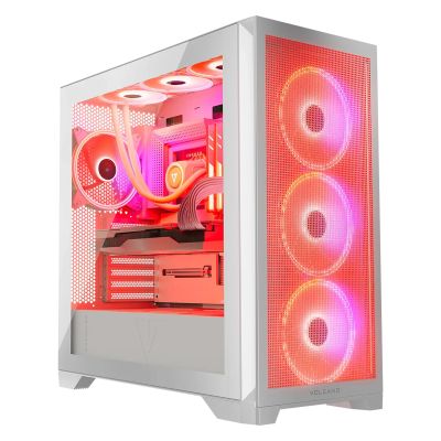 Modecom VOLCANO EXPANSE S ARGB MIDI White Computer Case 750W