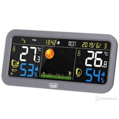 Digital Weather Station Trevi External Sensor/Radio/Color LCD Indoor/Outdoor