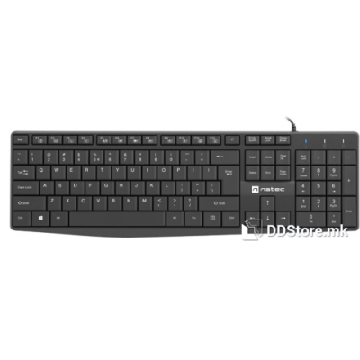 Keyboard Natec Nautilus Slim Black