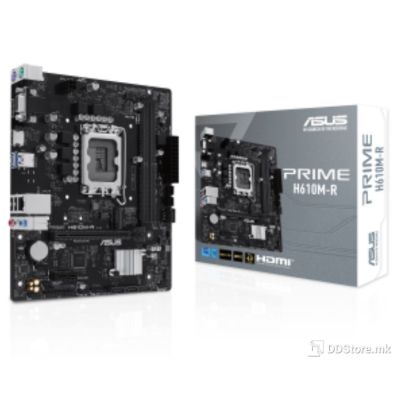 ASUS PRIME H610M-R D4-SI, Intel H610 (LGA 1700) mic-ATX motherboard with DDR4