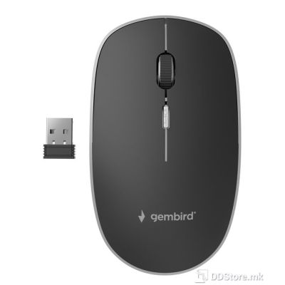 Gembird Wireless optical mouse, black, PN:MUSW-4B-01