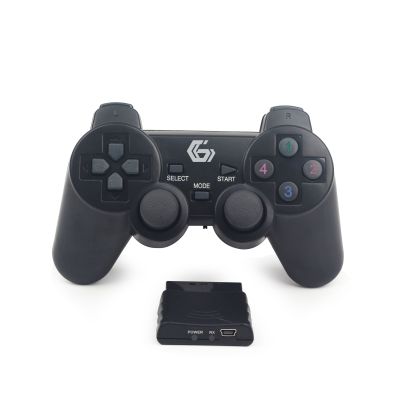 Gembird Wireless dual vibration gamepad, PS2/ PS3 / PC, PN:JPD-WDV-01
