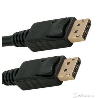 Power Box DP Male to DP Male, Supports 1080P Resolution, 30Hz, ver: 1.0, Black, 1.8 meters