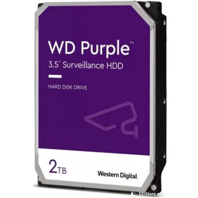 2TB 3.5" SATA III 64MB WD23PURZ Purple