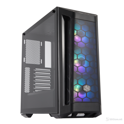 CoolerMaster MasterBox MB511 ARGB + PSU  Coolermaster Elite NEX 500W 230V, Black