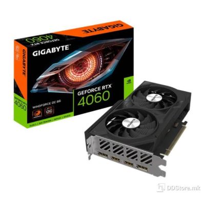 nVidia GeForce RTX 4060 8GB 128 bit GV-N4060WF2OC-8GD
