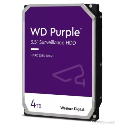 WD HDD 4TB WD 3.5" SATA III 256MB IntelliPower WD43PURZ Purple