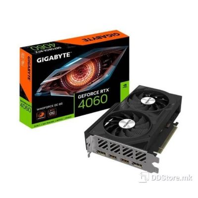 Gigabyte GeForce RTX 4060 8GB WINDFORCE 2X OC (GV-N4060WF2OC-8GD)