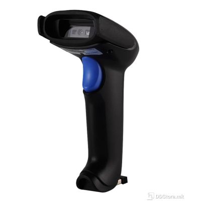 OCOM Barcode Scanner Laser, OCBS-2017, 2D, Handheld, USB, stand included